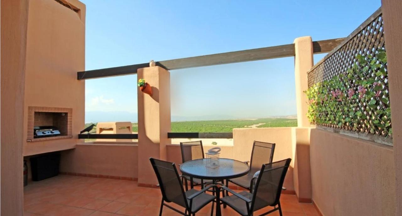 Casa Leona: Fully Furnished, Secure Golf Resort Penthouse Apartment With Gorgeous Views In ムルシア エクステリア 写真